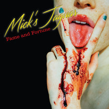 Charger l&#39;image dans la galerie, The image features the album cover of &quot;Mick&#39;s Jaguar - Fame And Fortune&quot; with a stylized presentation. It displays a close-up of a person&#39;s mouth and hands, with the mouth showing teeth and the hands appearing to hold or gesture towards the mouth.