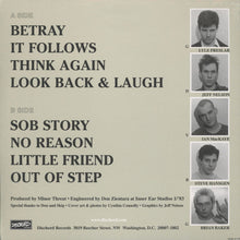 Cargar imagen en el visor de la galería, Vinyl record cover with album tracklist and black and white portraits of band members.