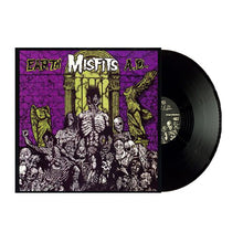 Load image into Gallery viewer, Vinyl record with a colorful cover featuring skeletons and text on a white background