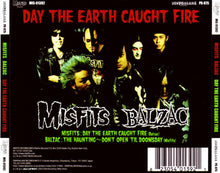 Load image into Gallery viewer, Album cover for 'Day The Earth Caught Fire' by Misfits featuring band members.