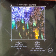 Load image into Gallery viewer, Vinyl record cover with a group of people under colorful lights and text on a dark background.