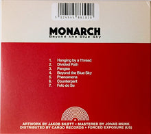 Charger l'image dans la galerie, Monarch - Beyond The Blue Sky back compact disc cover artwork.