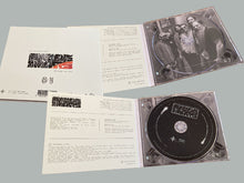 Load image into Gallery viewer, CD packaging with disc, booklet, and cover on a gray background