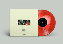 Load image into Gallery viewer, Red vinyl record with a matching cover on a gray background