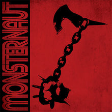 Cargar imagen en el visor de la galería, Album cover with a black axe and chain on a red background, featuring the text 'MONSTERNAUT'.