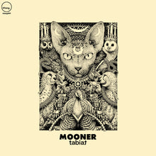Load image into Gallery viewer, Album cover for 'Mooner tabiat' with intricate black and white design on a beige background.