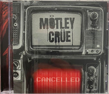 Cargar imagen en el visor de la galería, Album cover with vintage television displaying 'Motley Crée' and 'Cancelled' text.