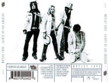 Load image into Gallery viewer, Motley Crue - Saints Of Los Angeles back compact disc cover artwork.