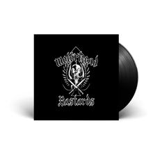 Load image into Gallery viewer, Vinyl record with black cover featuring 'Motorhead' logo on a white background