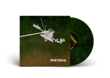 Load image into Gallery viewer, Cover art for Motsus - Oumuamua featuring a space-themed illustration of a satellite or spacecraft against a starry background, with the Motsus logo in yellow.