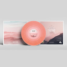 Charger l'image dans la galerie, Vinyl record with pink and white design on a gray background