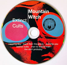 Charger l'image dans la galerie, CD cover with 'Mountain Witch' album design featuring abstract patterns and text.