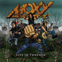 Load image into Gallery viewer, Album cover for a band performing live in Toronto with a graveyard setting.