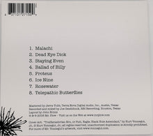Cargar imagen en el visor de la galería, Back cover of a music album with tracklist and credits on a white background
