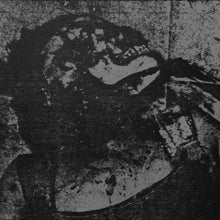 Charger l'image dans la galerie, Black and white image of a person wearing a hooded garment with a textured background