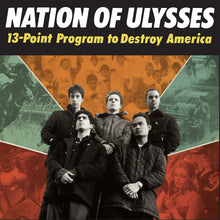 Cargar imagen en el visor de la galería, Album cover for 'Nation of Ulysses' with text and images of people.