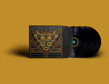 Charger l'image dans la galerie, Album cover art featuring a stylized, geometric illustration with a face in brown and blue hues on a black background.