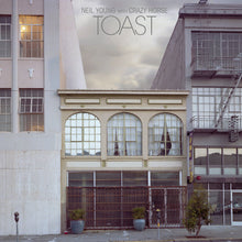 Load image into Gallery viewer, Album cover with building facade and 'Toast' text, featuring Neil Young and Crazy Horse.