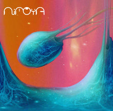 Charger l'image dans la galerie, Cover art for Ni Moya album featuring a stylized, colorful jellyfish-like figure against a pink and blue background with the artist's name at the top.