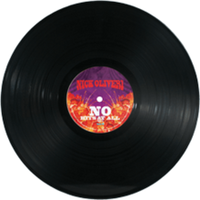 Cargar imagen en el visor de la galería, Nick Oliveri - N.O. Hits At All Vol. 5 black vinyl record.
