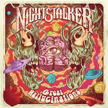 Charger l'image dans la galerie, Nightstalker - Great Hallucinations front vinyl record cover.