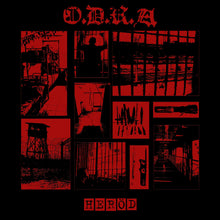 Charger l'image dans la galerie, Album cover with red and black graphics and text 'O.R.A.' and 'HERÓD' on a black background.