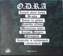 Cargar imagen en el visor de la galería, Album cover with text on a dark background