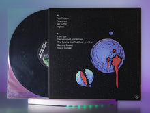 Cargar imagen en el visor de la galería, Vinyl record with a black cover featuring cosmic art and text.