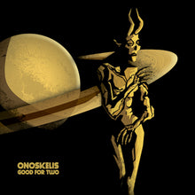 Charger l'image dans la galerie, Album cover with a stylized figure holding a disc, featuring the text 'Onoskelis Good for Two'.