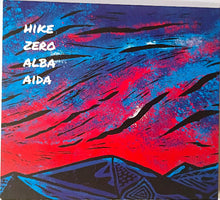 Load image into Gallery viewer, Album cover with abstract design and text 'HIKE ZERO ALBA AIDA' on a blue and red background.