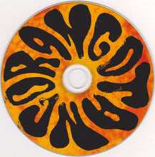 Load image into Gallery viewer, Disc with black text on an orange and yellow background