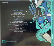 Charger l'image dans la galerie, Album cover with text and a robot illustration on a black background