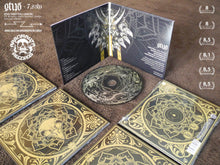 Load image into Gallery viewer, Music album with ornate covers and a disc on a brown surface