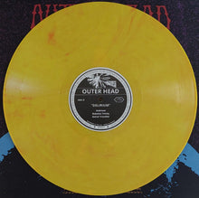 Charger l'image dans la galerie, Yellow vinyl record with a label on a dark background