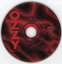 Load image into Gallery viewer, CD with 'Onzy' branding on a red and black background