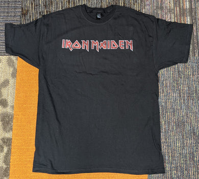 Iron Maiden - Unisex T-Shirt:  Logo (Black)