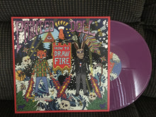 Cargar imagen en el visor de la galería, Vinyl record with a colorful cover featuring text and graphics on a dark textured background.
