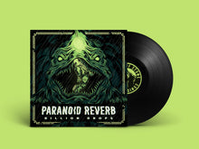 Charger l'image dans la galerie, Vinyl record with 'Paranoid Reverb' cover on a green background