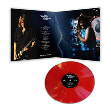 Charger l'image dans la galerie, Red vinyl record with gatefold cover featuring album art and text