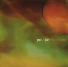 Cargar imagen en el visor de la galería, Album cover for 'Light Years' by Pearl Jam with abstract colors and text.