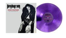 Cargar imagen en el visor de la galería, Purple vinyl record with Pentagram album cover featuring a person holding a guitar.
