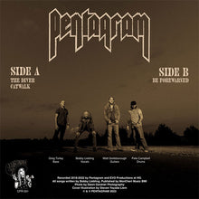 Charger l'image dans la galerie, Album cover for Pentagram with band members and text on a dark background