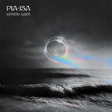 Load image into Gallery viewer, Album cover with a celestial body and rainbow over water, featuring the text 'Pia Isa' and 'Distorted Chants'.