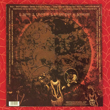 Load image into Gallery viewer, Album cover with intricate design and text on a red background.