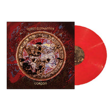 Load image into Gallery viewer, Vinyl record with a red disc and ornate cover featuring 'Queen Elephantine' and 'Gorgon'.