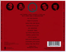 Charger l'image dans la galerie, Back cover of a music album with tracklist on a red background