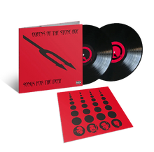 Load image into Gallery viewer, Vinyl record set with red cover and black discs featuring Queens of the Stone Age branding.