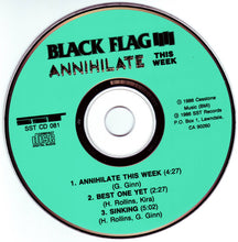 Load image into Gallery viewer, Black Flag - Annihilate This Week (CD)