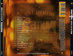 Pantera - Official Live:  101 Proof (CD)