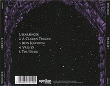 Load image into Gallery viewer, Bismarck - Urkraft back album cover with tracklist and starry night design on a black background